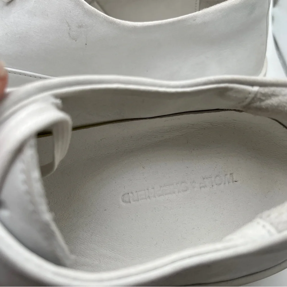 Wolf & Shepherd Cruise Lace Up Off White Casual Sneakers size 42 US 9 mens